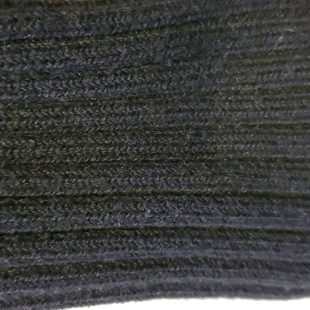 Black Ribbed Sweater - Picture 3 of 3